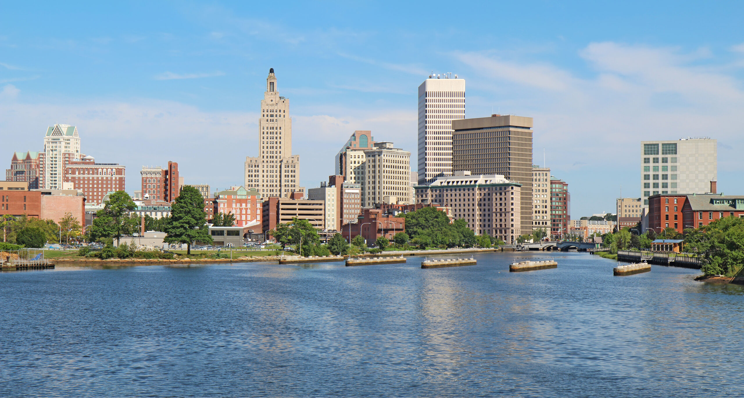 Panoramic skyline of Providence, Rhode Island