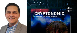 Crypto podcast introductory slide