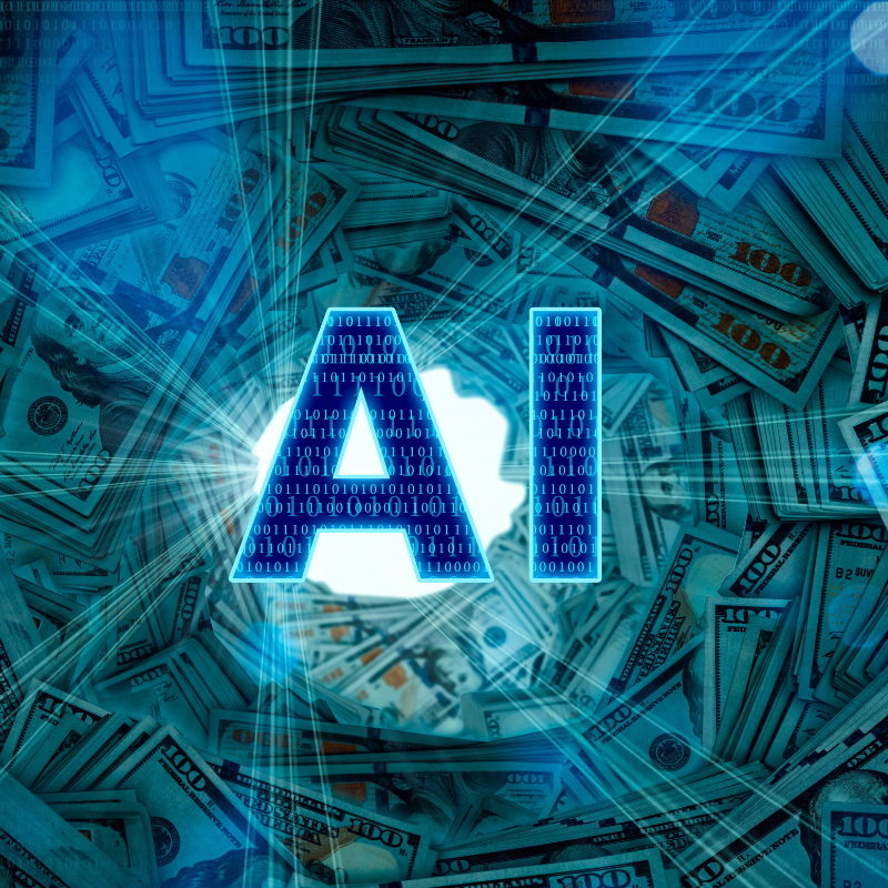 artificial intelligence (ai) and finance concept.