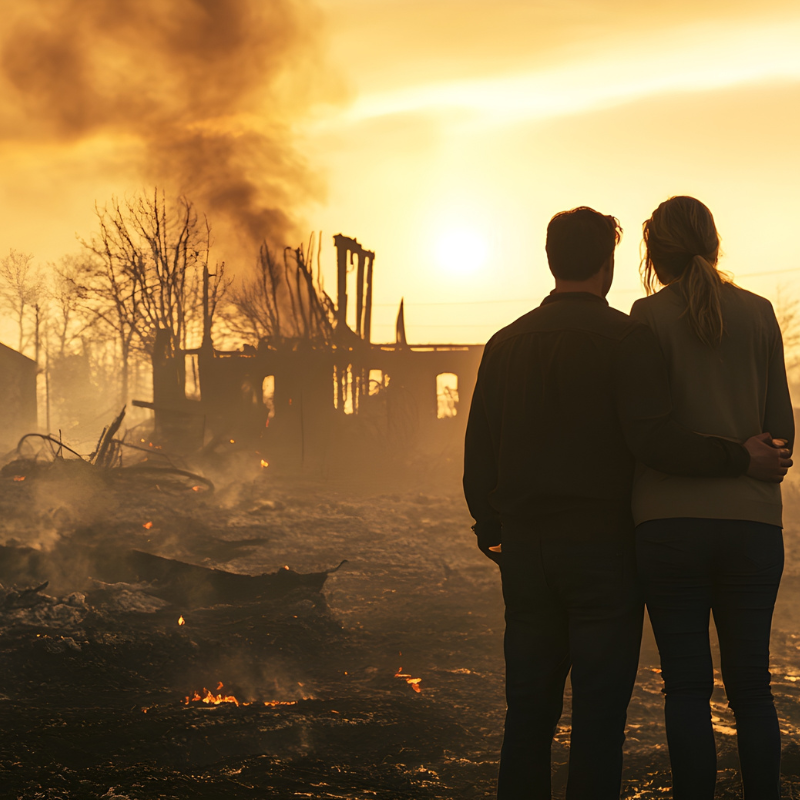 california wildfire destruction